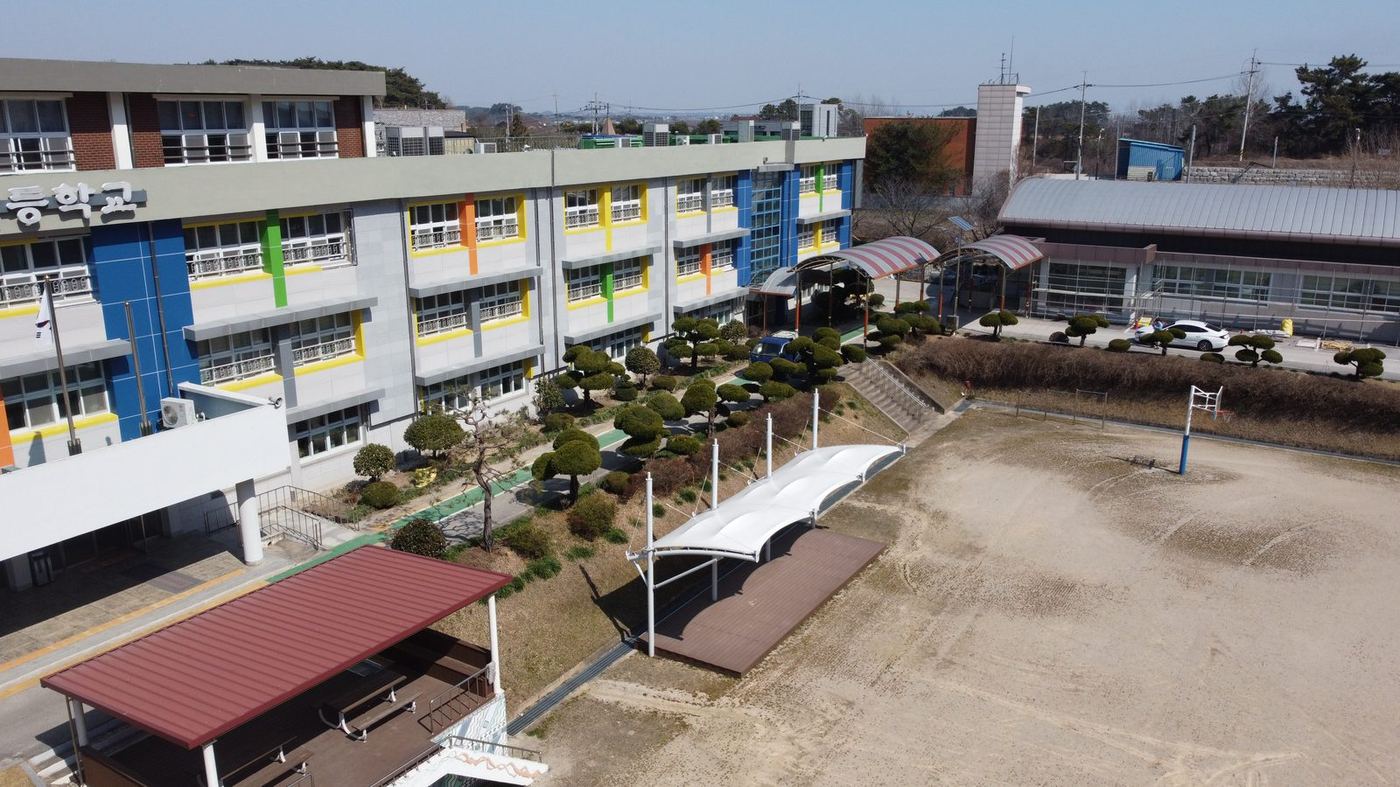 서림고등학교 외벽수선공사 완공후